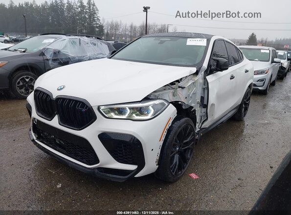 5YMCY0C0XM9E11547 2021 BMW X6 M White Przód lewy