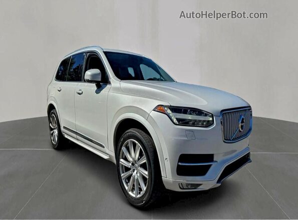 YV4A22PL0J1358055 2018 VOLVO XC90 Белый Передняя левая четверть
