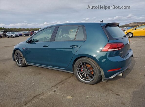 3VW447AU2JM261593 2018 VOLKSWAGEN GTI Green Trasero derecho
