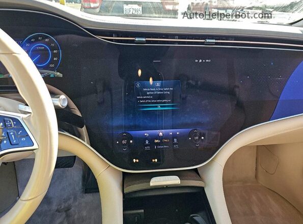 W1KCG4EB5NA011755 2022 MERCEDES-BENZ EQS White Widok zestawu wskaźników