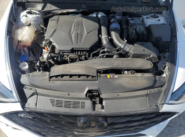 5NPEK4JC7NH147488 2022 HYUNDAI SONATA Белый Вид задней части салона
