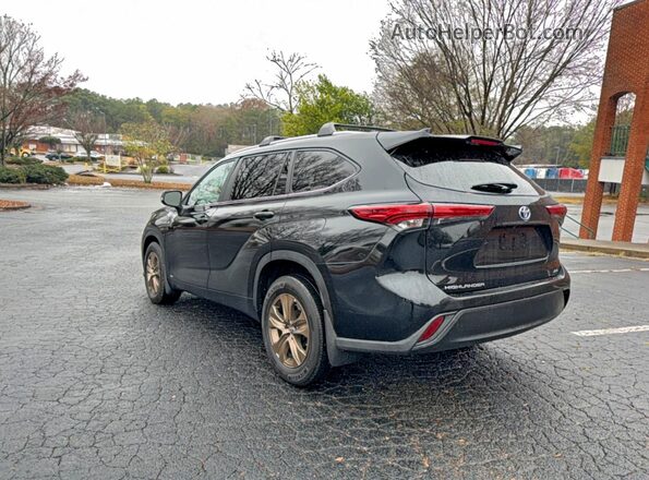 5TDABRCH4PS564102 2023 TOYOTA HIGHLANDER HYBRID Black Przód prawy