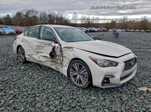 JN1EV7CRXMM750839 2021 INFINITI Q50 Белый Вид спереди