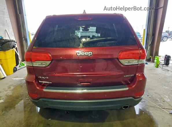 1C4RJFBG7KC639222 2019 JEEP GRAND CHER Темно-бордовый Вид салона спереди