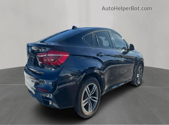 5UXKU2C55J0X49862 2018 BMW X6 Black Вид спереду