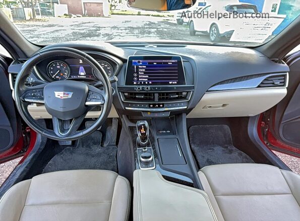 1G6DN5RK7L0139750 2020 CADILLAC CT5 Бордовый Вид задних сидений