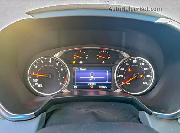 3GNKBCRS2MS569396 2021 CHEVROLET BLAZER Красный Вид щитка приборов