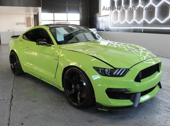 1FA6P8JZXL5550966 2020 FORD MUSTANG Зеленый Задняя левая четверть