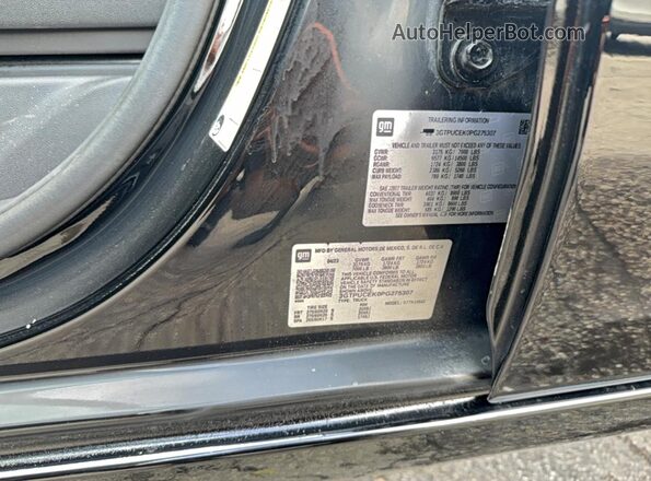 3GTPUCEK0PG275307 2023 GMC SIERRA Черный Вид задней части салона
