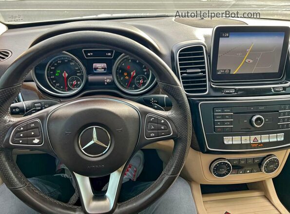 4JGDA5JB5GA662314 2016 MERCEDES-BENZ GLE Белый Вид панели приборов