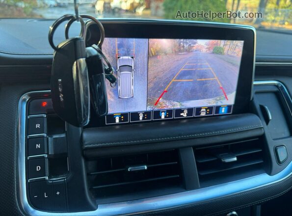 1GKS2GKD1MR310983 2021 GMC YUKON Синий Панорамный вид салона 360°