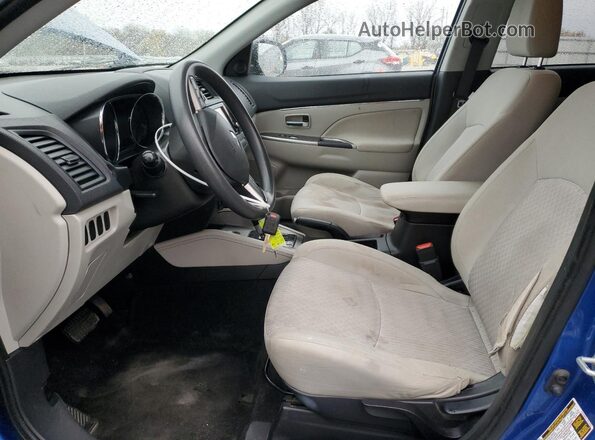 JA4AR3AU5JZ024363 2018 MITSUBISHI OUTLANDER Синий Вид панели приборов
