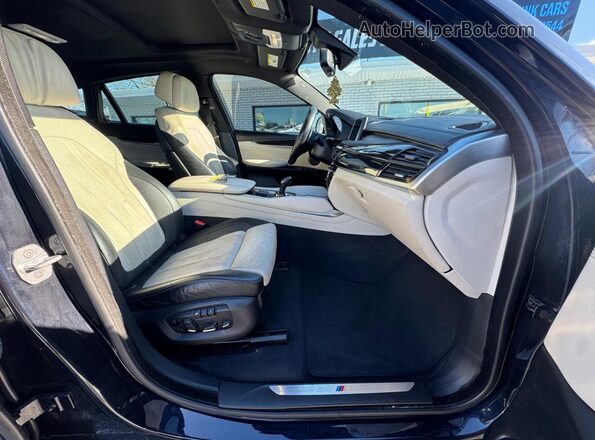 5UXKU2C55J0X49862 2018 BMW X6 Black Вид ззаду