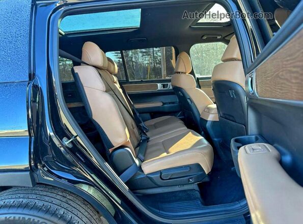 5NMP44GLXRH017038 2024 HYUNDAI SANTA FE Black Вид задніх сидінь