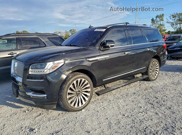 5LMJJ2LT8KEL13878 2019 LINCOLN NAVIGATOR Black Tył lewy