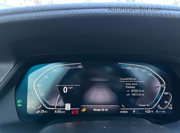5UXTA6C08P9P04556 2023 BMW X5 Black Вид панелі приладів