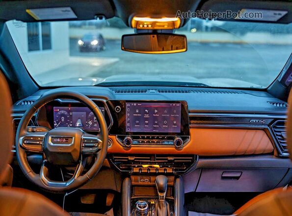 1GTP6DEK4R1238861 2024 GMC CANYON Оранжевый Вид задних сидений