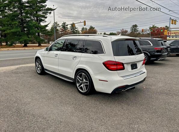 4JGDF7DE7JB046604 2018 MERCEDES-BENZ GLS Белый Передняя правая четверть