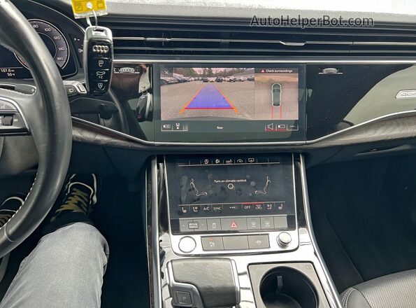 WA1EVAF18LD018010 2020 AUDI Q8 Серый Вид задней части салона