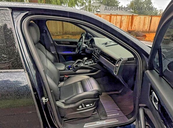 WP1AA2AY0LDA00643 2020 PORSCHE CAYENNE Blue Rear view