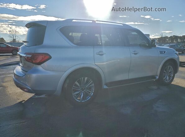 JN8AZ2AE9M9271869 2021 INFINITI QX80 Серебряный Передняя правая четверть
