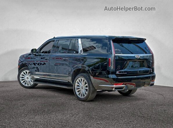1GYS3JKL6NR100890 2022 CADILLAC ESCALADE Черный Передняя правая четверть