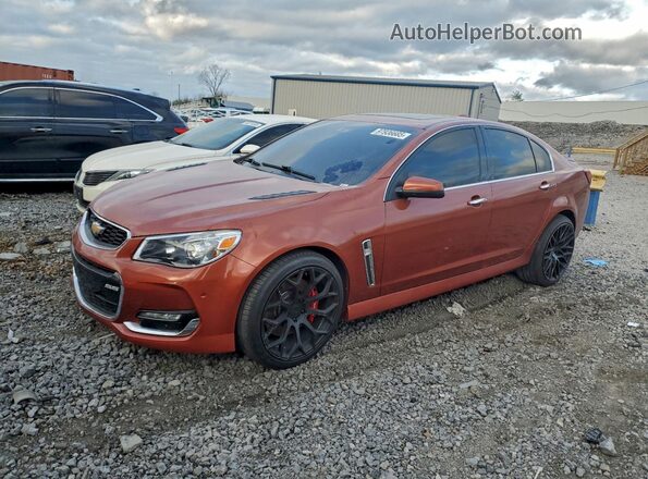 6G3F15RW2HL313222 2017 CHEVROLET SS Оранжевый Передняя левая четверть