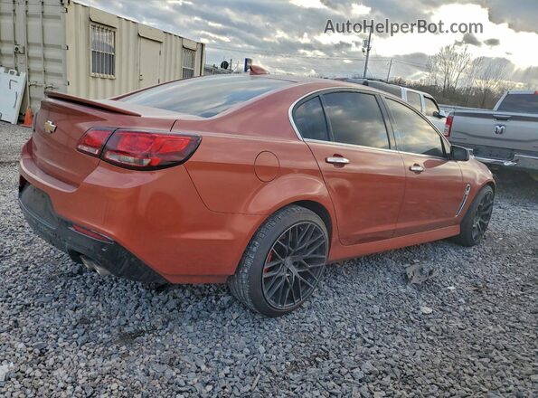 6G3F15RW2HL313222 2017 CHEVROLET SS Оранжевый Задняя правая четверть