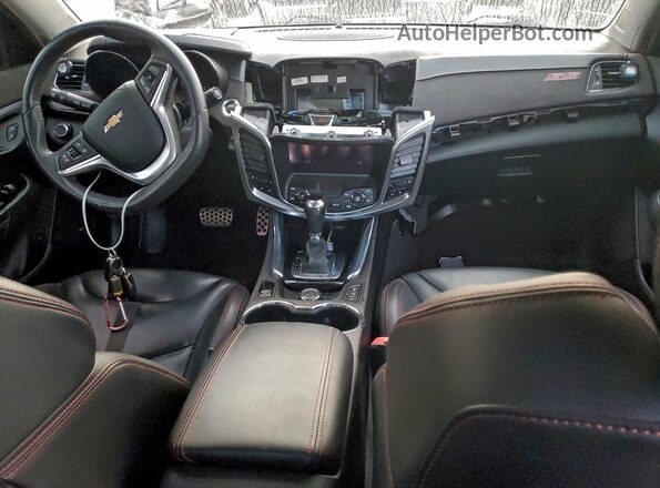 6G3F15RW2HL313222 2017 CHEVROLET SS Оранжевый Вид панели приборов
