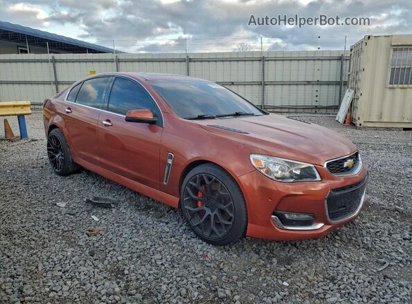 6G3F15RW2HL313222 2017 CHEVROLET SS Оранжевый Передняя правая четверть