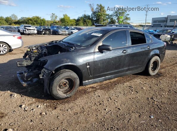 6G3F25RW3HL300282 2017 CHEVROLET SS Черный Передняя левая четверть