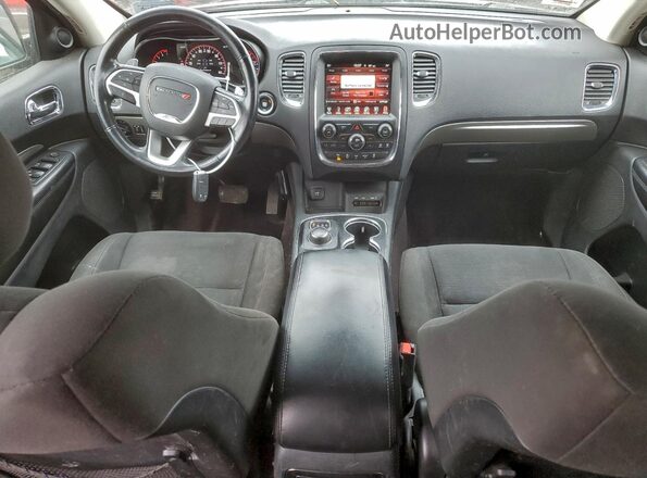 1C4RDJAG3HC627296 2017 DODGE DURANGO Черный Вид щитка приборов