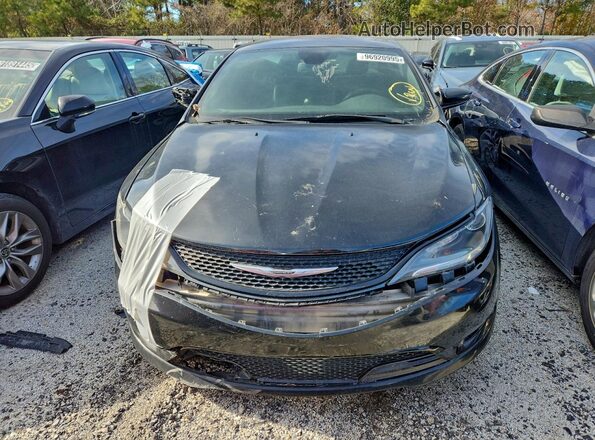 1C3CCCBB5GN161630 2016 CHRYSLER 200 Black Vista trasera