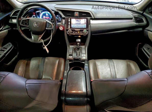 19XFC1F7XGE033259 2016 HONDA CIVIC Серый Вид щитка приборов