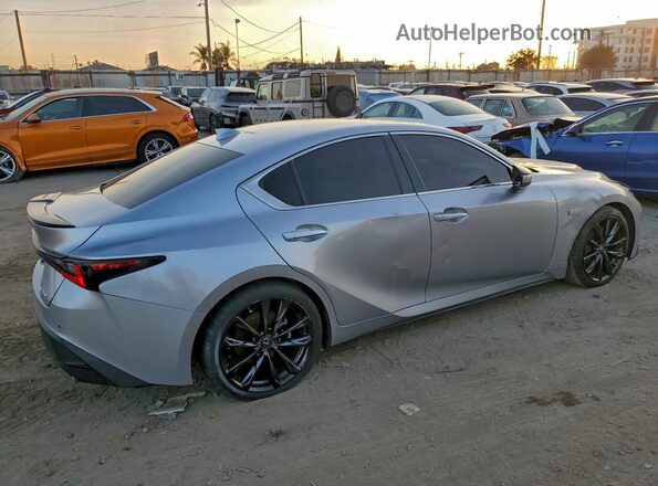 JTHGZ1B24M5042879 2021 LEXUS IS 350 F S Серебряный Передняя правая четверть