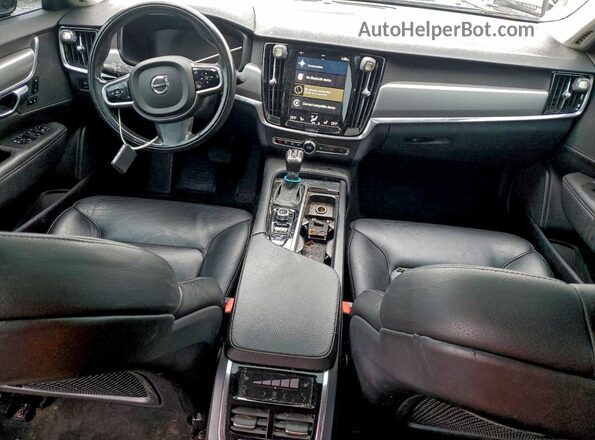YV1A22MKXH1005406 2017 VOLVO S90 Black Widok zestawu wskaźników