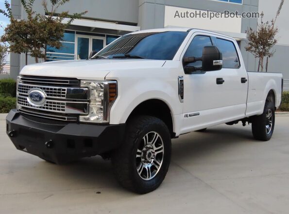 1FT8W3BT3JEB12807 2018 FORD F350 White Tył prawy