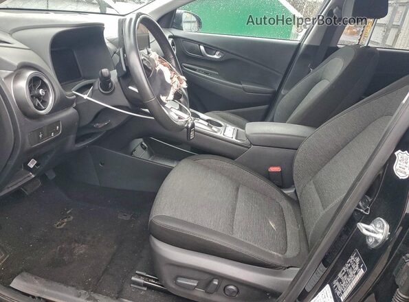 KM8K33AG1PU186482 2023 HYUNDAI KONA Черный Вид панели приборов