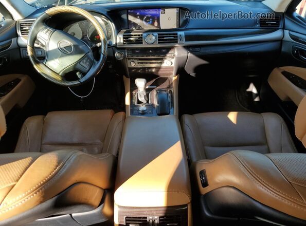 JTHCL5EF6G5026483 2016 LEXUS LS Черный Вид щитка приборов