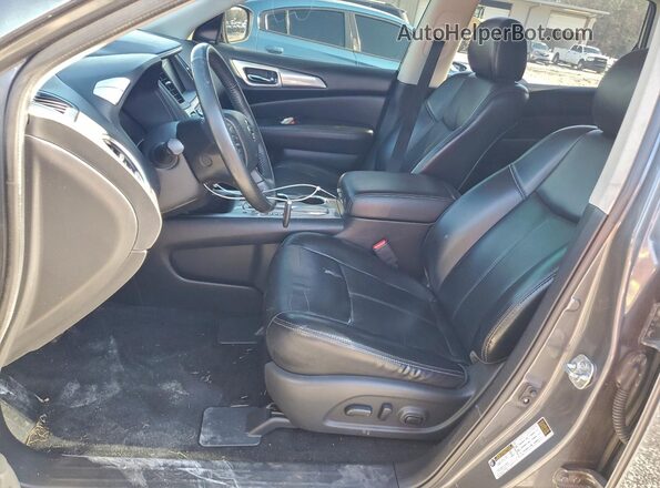 5N1DR2MN1JC642277 2018 NISSAN PATHFINDER Gray Dashboard view