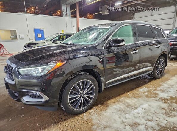 5N1DL0MM3HC520771 2017 INFINITI QX60 Черный Задняя левая четверть