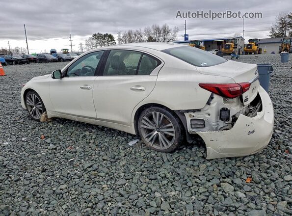JN1EV7CRXMM750839 2021 INFINITI Q50 Белый Задняя правая четверть