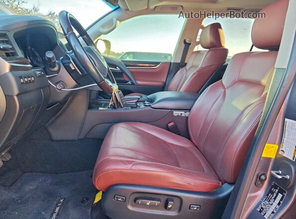 JTJDY7AX1L4316872 2020 LEXUS LX Gray Dashboard view