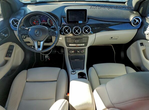 WDDVP9AB1HJ016595 2017 MERCEDES-BENZ B-CLASS Silver ხელსაწყოთა პანელის ხედი