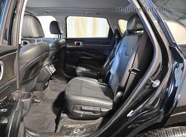 5XYRKDLF7NG121571 2022 KIA SORENTO Черный Вид салона спереди