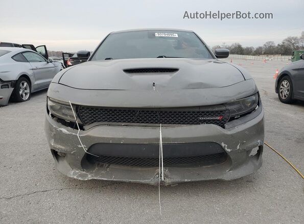 2C3CDXHG7KH597209 2019 DODGE CHARGER Gray უკანა ხედი
