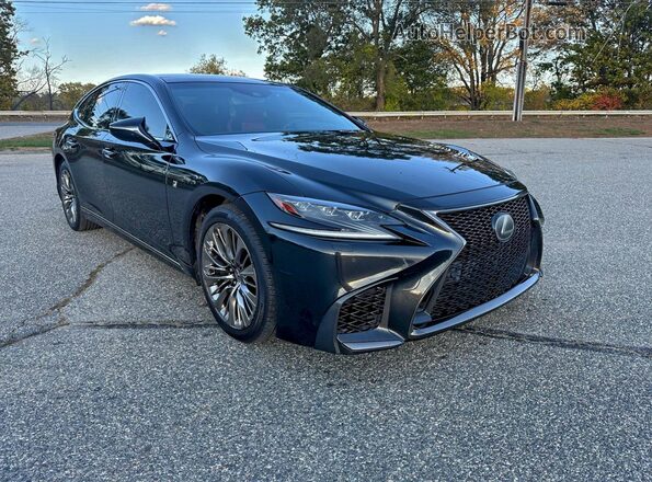 JTHC51FF4J5000165 2018 LEXUS LS500 Черный Передняя левая четверть