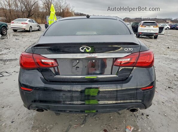 JN1BY1AP5GM221330 2016 INFINITI Q70 Черный Вид салона спереди