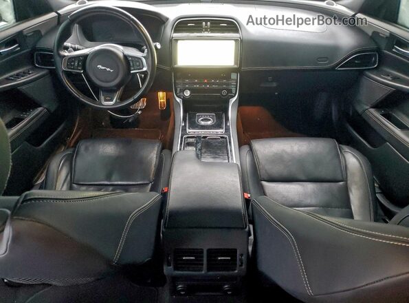 SAJAG4FVXKCP48901 2019 JAGUAR XF Black ხელსაწყოთა პანელის ხედი