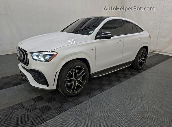4JGFD6BB6NA751312 2022 MERCEDES-BENZ GLE Белый Передняя левая четверть